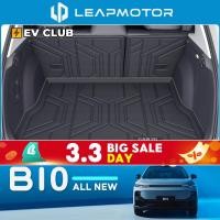 ราคา 2025 LEAPMOTOR B10 leap ev/SUV Dedicated Trunk Mat 25 เฉพาะโรงงานเดิม TPE Collar Running Tail Box Mat กันน้ําด้านล่าง Mat อุปกรณ์ตกแต่งรถยนต์การปรับเปลี่ยน (54701447446)