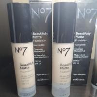 ราคา ส่งฟรี♥️♥️No7 Beautiful Matte Foundation สีcalico (10566227743)