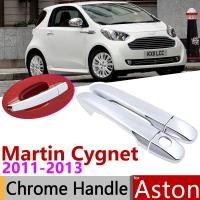 ราคา สําหรับ Aston Martin Cygnet AJ10 10 2011 ~ 2013 Chrome ภายนอกประตูฝาครอบรถอุปกรณ์เสริมสติกเกอร์ Trim ชุด 2 ประตู 2012 (26544176229)