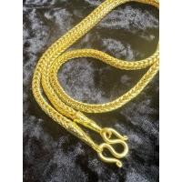 ราคา สร้อยคำทองเคลือบทองแท้ขนาดเทียบเท่า5บาท (24590794674)