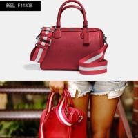 ราคา USED LIKE NEW MINI BENNETT SATCHEL IN CROSSGRAIN LEATHER WITH WEBBED STRAP COACH F11808แท้% (725475797)