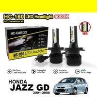 ราคา HC-160 LED Headlight Convention Kit 4300K / 6000K 4500LM 26W 50000 Hour H4 for Honda JAZZ GD 2001 - 2008 (47105002476)