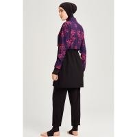 ราคา Muslimah ชุดว่ายน้ํา Burkini แขนยาว Beachwear (43075472326)