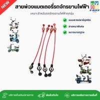 ราคา สายพ่วงแบตเตอรี่จักรยานไฟฟ้า 1 ชุด(4 เส้น) แบบหางปลามีจุกปิด|พร้อมส่งในไทย อะไหล่จักรยานไฟฟ้าราคาถูก (43300753760)