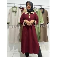 ราคา MT - Hanna Long Tunic Two Tone Combine Alvaro Knit Import (22677652448)