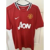 ราคา เสื้อแมนยู ของแท้ ปี 2011-2012 ไซต์ M มือสอง สภาพดี หายากมาก หลังโล่ง (4072185144)