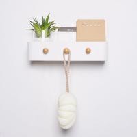 ราคา ที่แขวนของ ที่แขวนของติดผนัง ที่แขวนติดผนัง ที่แขวนกุญแจติดผนัง ไม่ต้องเจาะผนัง ปุ่มไม้แท้ ช่องแขวนกุญแจมินิมอล (19646020564)