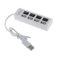 ราคา 4-Port USB 2.0 Hub with Individual Power Switches and LEDs (White)#737 (520862524)