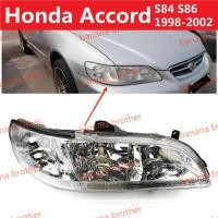 ราคา ไฟหน้ารถยนต์ สําหรับ Honda Accord G6 (1998-2002) S84 S86 ไฟหน้าสำหรับ ไฟหน้า โคมไฟหน้า ไฟหน้า​โปรเจค​เตอร์​ โคมไฟหรถยนต์ เลนส์กระจก headlamp headlight front light lens (25050993763)