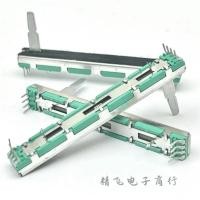 ราคา 1 pcs 75 มม.สไลด์คู่ตรงสไลด์ push ดึง potentiometer A20K 2 Bailinda voar art ผสมคอนโซล 8 ขา (47404444927)