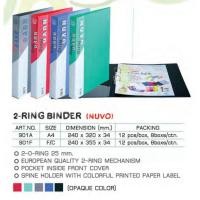 ราคา แฟ้ม 2 ห่วงวงกลม F4 สันแฟ้มหนา 3.4 ซม. ฟลามิงโก้ 901F (7135168221)