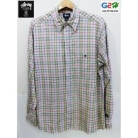 ราคา Stussy แท้ เสื้อเชิ๊ตแขนยาวลายสก๊อตสัดเท่ห์ (363990306)