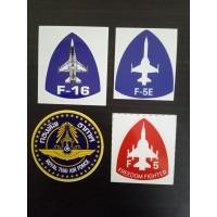 ราคา สติ๊กเกอร์ F5 F16 กองทัพอากาศ ทหารอากาศ สติ๊กเกอร์ติดรถยนต์ สติ๊กเกอร์ติดรถ สติ๊กเกอร์ทหารอากาศ ตรากองทัพอากาศ (11778248140)
