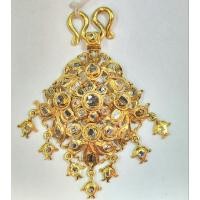 ราคา จี้ทองคำ + เพชรซีกงานโบราณ (18891218169)