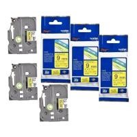 ราคา Brother เทปพิมพ์อักษรขนาด 9 มม. ตัวอักษรสีดำ พื้นเหลือง จำนวน 3 ม้วน รุ่น TZe-621 (29109062180)