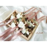 ราคา ข้อมือดอกไม้ เพื่อนเจ้าสาว ดอกไม้แห้ง กำไลข้อมือ ริบบิ้นผูกข้อมือ (22869098641)