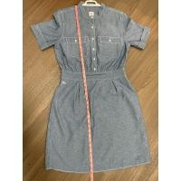 ราคา ชุดเดรส คอจีน มือสอง สียีนส์ ยี่ห้อ LACOSTE รอบอก 38 (56856244514)
