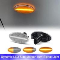 ราคา 2x LED Dynamic Front Fender Side Marker Lights For Subaru Forester Impreza MK3 G12 G13 XV Crosstre (57054138838)