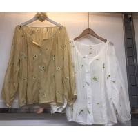 ราคา เสื้อเชิ้ตแขนสามส่วนสีขาว (3390829057)