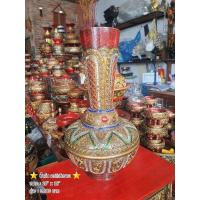 ราคา ⭐ น้ำต้น คนโทโบราณ แต่งเส้นติดกระจก (10516528812)