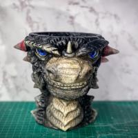 ราคา [ขายดี กระถางมังกร] กระถางปูนปั้นมือ งานดีเทลสวยๆ เหมาะกับไม้ขนาดเล็ก แคคตัส กระบองเพชร ไม้อวบน้ำ (12012174246)