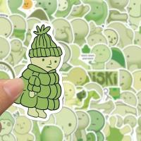ราคา 10/30/54pcs Funny Smiski Stickers Kawaii Cute Graffiti Decals DIY Phone Stationery Notebook PVC Waterproof Sticker for K (44003031403)