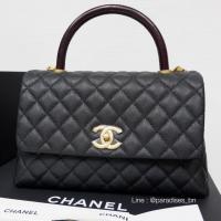 ราคา New chanel coco 10.5 black caviar holo 30 (4318486762)