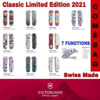 ราคา มีดVICTORINOX Classic Limited Edition 2021 ชุดPatterns of the World ชุด10ชิ้น (20272962109)