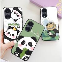 ราคา เคสสําหรับ oppo a1 5g / reno 8t 5g / reno 8t 4g / oppo a98 5g พร้อมชุดพิมพ์ลายแพนด้า 2 ชิ้น (49956090924)