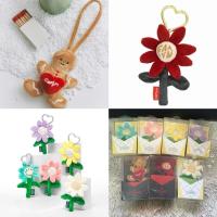 ราคา (พร้อมส่ง) CARLYN x Fresh Plush Flower Keyring พวงกุญแจ ดอกเดซี่ คาร์ลิน พวงกุญแจดอกไม้ (25052340073)