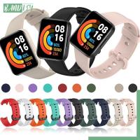 ราคา สายซิลิโคนอ่อน for Smartwatch Redmi Watch 1 2 Lite ยาง อุปกรณ์เสริมแถบเปลี for Xiaomi Mi Watch 1 2 Lite/ Mi Poco Watch (44803840517)