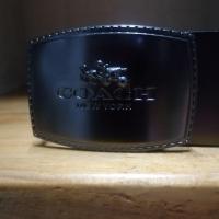 ราคา เข็มขัด​แบรนด์ดัง​ โค้ช(Coach)​มือสอง​​สภาพดี​มาก​ หัวเข็มขัดโลหะสีไทเทเนี่ยม​ สายหนังแท้สีดำ​ และ​สลับลายใช้ได้ 2​ ด้าน (24981187209)