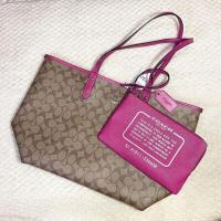 ราคา พร้อมส่ง coach tote กลับด้าน แท้ 100% (1964234562)