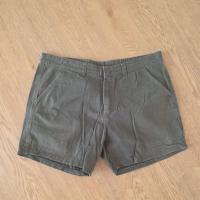 ราคา กางเกงชายขาสั้นสีเขียวขี้ม้า ผ้ายีนส์ไม่ยืด เอว 34" ยาว14" (57500639862)