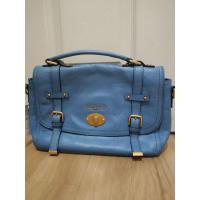 ราคา กระเป๋าหนังแท้ Bean Pole สีฟ้าพร้อมสายสะพายข้าง  (54800760819)