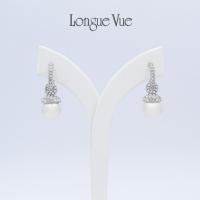 ราคา ต่างหูมุกแฟชั่น Longue Vue (18456094967)