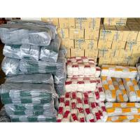 ราคา ถุงมือผ้า 5, 7 ขีด 12 คู่ สีขาว, สีเทา ถุงมือทอผ้าฝ้าย (21454106662)