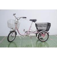 ราคา จักรยานสามล้อญี่ปุ่น - ล้อ 18 / 16 นิ้ว - ไม่มีเกียร์ - อลูมิเนียม - Bridgestone - สีชมพู [จักรยานมือสอง] (23089153677)