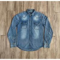 ราคา Kemeja เสื้อเชิ้ตยีนส์ Zara man (27177424409)