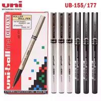 ราคา 1 ชิ้นญี่ปุ่น Uniball ปากกา UB-155 0.5 มม.Fine Deluxe UB-177 0.7 มม. (42811064461)