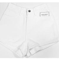 ราคา ขาสั้นเอวสูงสีขาว (240537942)