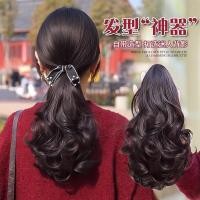 ราคา ดอกลูกแพร์หยิกผมหางม้าสั้นทรงผมเครื่องมือที่มีประโยชน์วิกผมหางม้าปลอม (29332687691)
