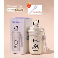 ราคา Sanrio แก้วน้ําเก็บความเย็น แก้วน่ารัก Kuromi แก้วเก็บความเย็น เก็บอุณหภูมิร้อนเย็น POCHACCO ขวดน้ํา แก้ว yati ขวดน้ํา (28522863090)