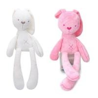 ราคา กระต่ายเน่า สีขาว สีชมพู หมีเน่า ตุ๊กตากระต่าย (153467762)