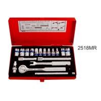 ราคา KINGTONY​ 2518MR บ๊อกชุดรู​ 1/4" 6เหลี่ยม​ 18​ ตัวชุด​ บ๊อกชุด​ 1/4" บ๊อกชุด​ รู1/4" คิงโทนี่​ แท้ (17112618859)