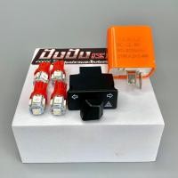 ราคา ชุดรีเลย์ไฟเลี้ยวไฟผ่าหมาก+ สวิตไฟเลี้ยว + ไฟเลี้ยวสีแดง2คู่ HONDA Honda Wave125 /Wave125i /Wave110i เก่า /PCX เก่า /Cli (24826748563)