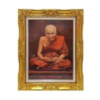 ราคา รูปหลวงปู่ทวด กรอบลายหลุยส์ SRATHTHATHAM ขนาด 20 x 30 นิ้ว สีทอง (21185701305)