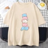 ราคา HOT Transgender Pride Flag Cute Kawaii Cats Subtle LGBTQ Trans Pride T Shirts Summer Womens Short-sleeved T-shirts Hara (20595454819)