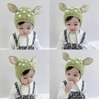 ราคา (พร้อมส่ง) หมวกไหมพรมเด็ก 5เดือน-3ปี รอบหัว:42-52 cm. หมวกไหมพรมกวางน้อยแบบผูกคาง (18448602051)