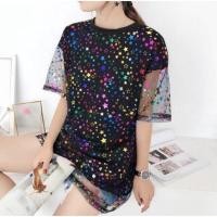 ราคา เสื้อวิ้งๆ glitterลายดาว (1229474874)